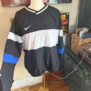 Nike Black and Blue Windbreaker